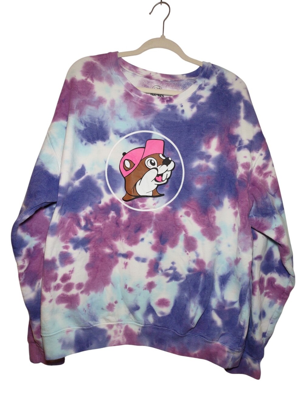 Buc-Ees Women's Tie Dye Sweatshirt Size: XL